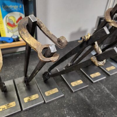 Staatsmeister und Vizestaatsmeister im Bereich Schmiedetechnik © Eberle Metall